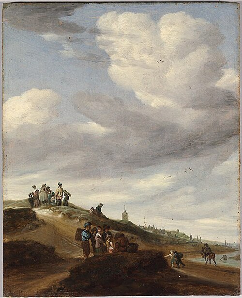 Seacoast Scene, 1663, Salomon van Ruysdael