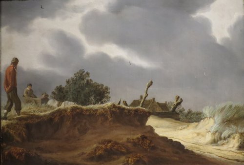 Landscape with Sandy Road, 1628, Salomon van Ruysdael