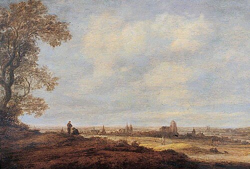 Landscape with a Church, 1637, Salomon van Ruysdael