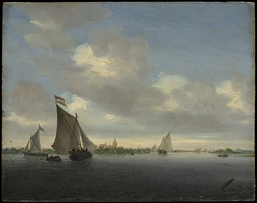 Marine, 1650, Salomon van Ruysdael