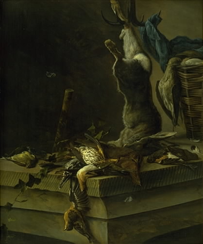Still Life of Dead Game, 1662, Salomon van Ruysdael