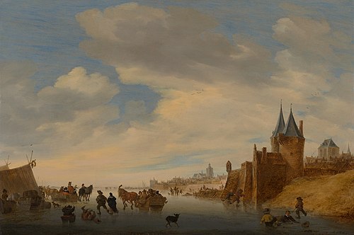 Winter Landscape near Arnhem, 1653, Salomon van Ruysdael