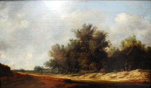 The road among dunes, 1631, Salomon van Ruysdael
