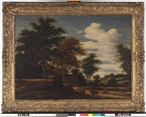 landscape, 1662, Salomon van Ruysdael