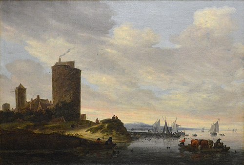 La Grosse Tour, 1650, Salomon van Ruysdael
