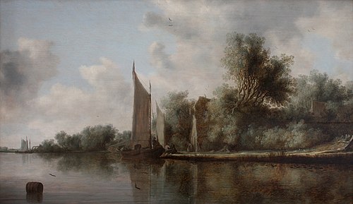 Landscape, 1633, Salomon van Ruysdael