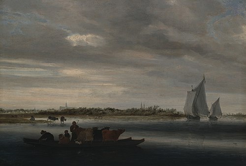 View of Alkmaar, 1650, Salomon van Ruysdael