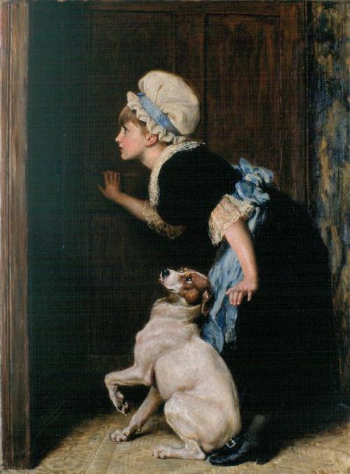 Mother Hubbard, 1882, Briton Rivière
