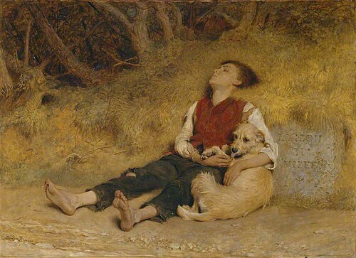 His Only Friend, 1871, Briton Rivière