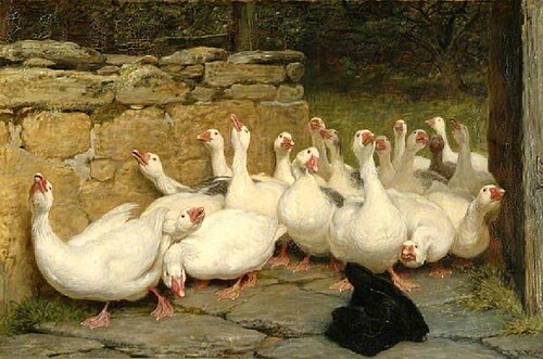 An Anxious Moment, 1878, Briton Rivière