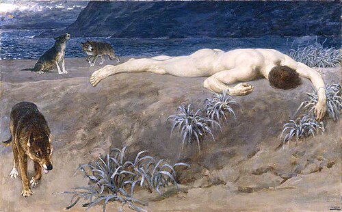 Dead Hector, 1892, Briton Rivière