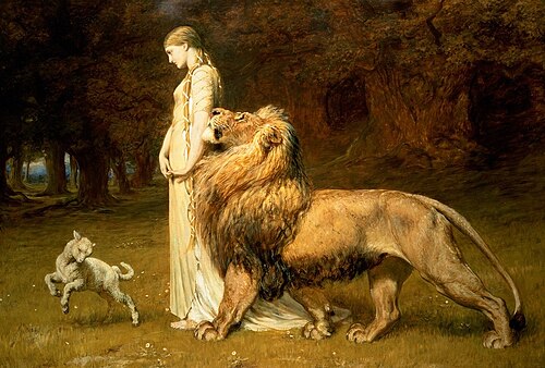 Una and the Lion, , Briton Rivière