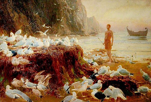 An Old World Wanderer, , Briton Rivière