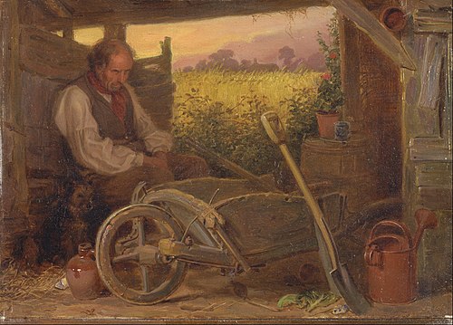 The Old Gardener, 1863, Briton Rivière