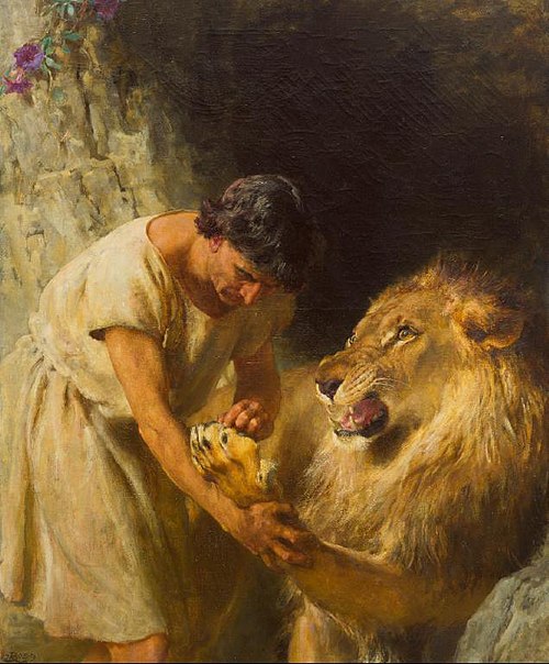 Androcles and the Lion, 1908, Briton Rivière