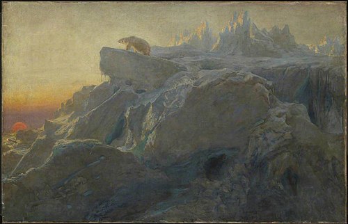 Beyond Man’s Footsteps, 1894, Briton Rivière