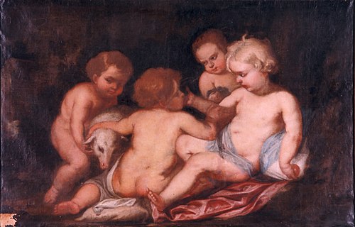 Bacanal con niños, 1800, José Claudio Antolinez
