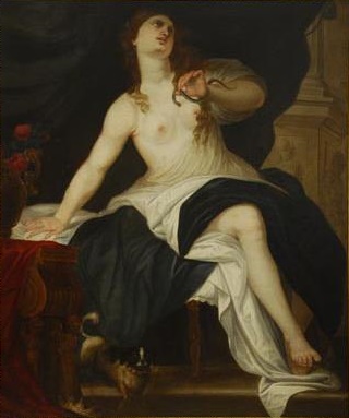 Muerte de Cleopatra, 1663, José Claudio Antolinez