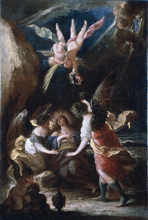 Death of Magdalena, 1660, José Claudio Antolinez