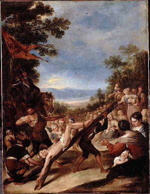 The Crucifixion of Saint Peter, 1660, José Claudio Antolinez