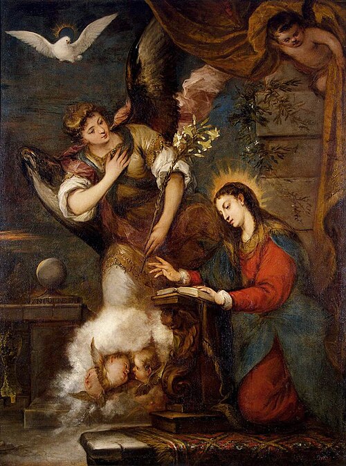 L'Annonciation, 1670, José Claudio Antolinez