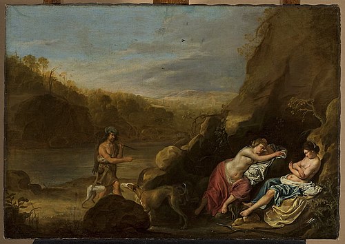 Diana’s grotto, 1700, Cornelis van Poelenburgh