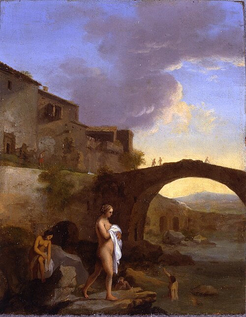 Paysage avec Baigneuses, 1655, Cornelis van Poelenburgh