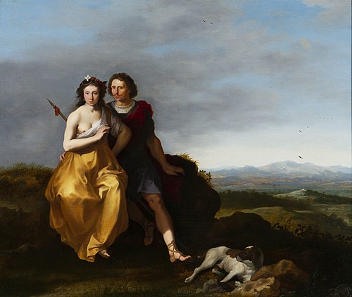 Couple, 1630, Cornelis van Poelenburgh
