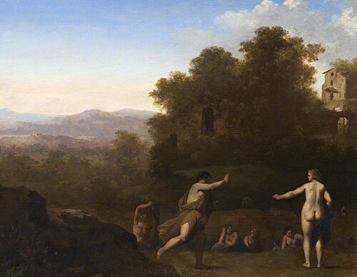 Landscape with Mythological Figures, , Cornelis van Poelenburgh