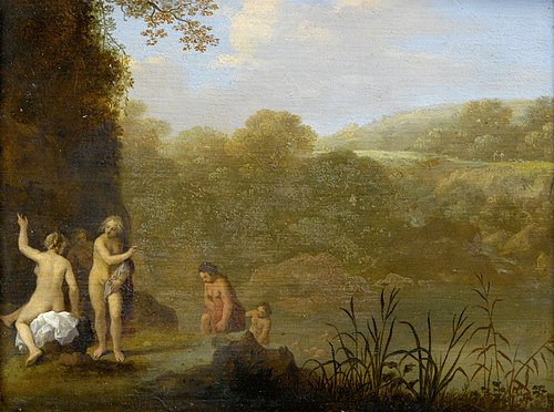 Bathing girls, 1646, Cornelis van Poelenburgh