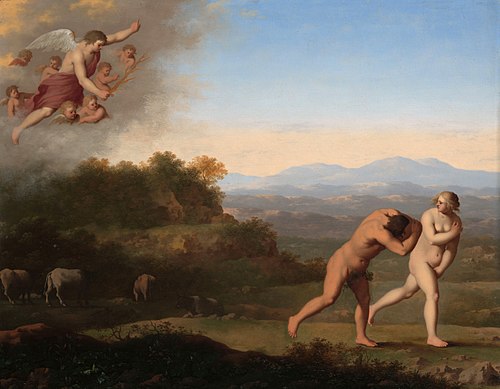 The Expulsion from Paradise, 1646, Cornelis van Poelenburgh