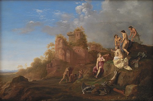 Diana and her Nymphs, 1659, Cornelis van Poelenburgh