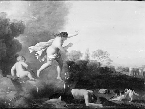 Adonis Slain, 1638, Cornelis van Poelenburgh