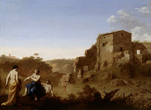 Women bathing, , Cornelis van Poelenburgh