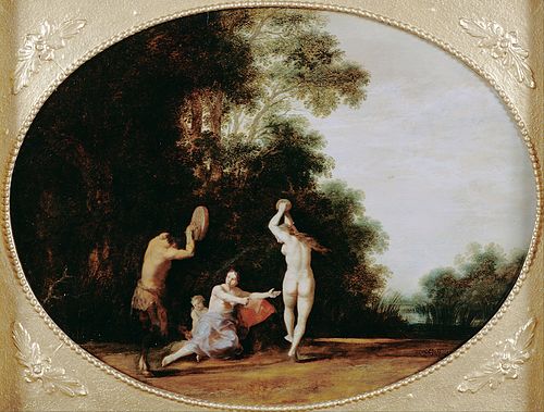 Nymphs and Satyr, 1667, Cornelis van Poelenburgh