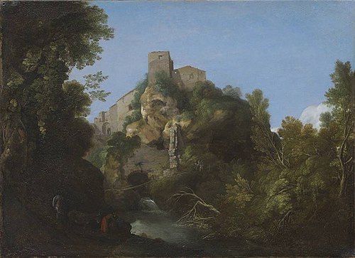 Italianate landschap, 1622, Cornelius van Poelenburgh
