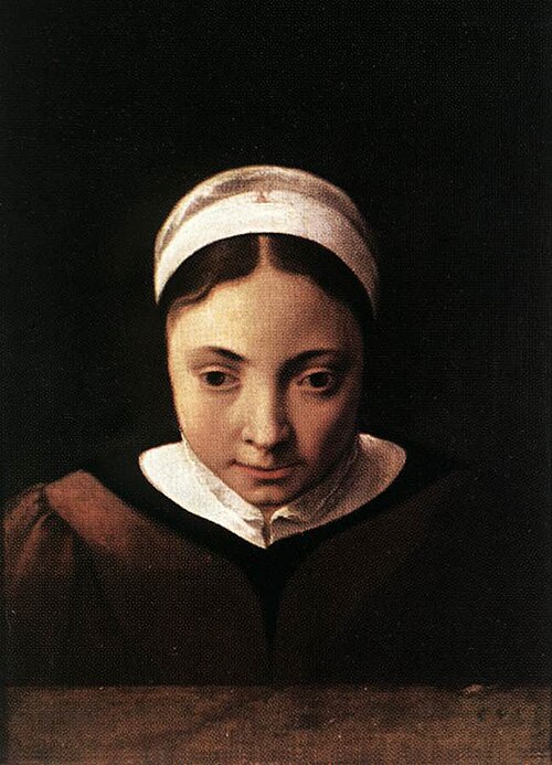 Portrait of a Young Girl, 1650, Cornelius van Poelenburgh