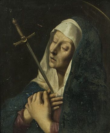 Mater Dolorosa, 1630, Cornelius van Poelenburgh