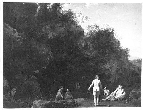 Ruhe nach dem Bade, 1630, Cornelius van Poelenburgh