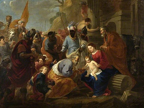 Adoration of the Kings, , Cornelius van Poelenburgh