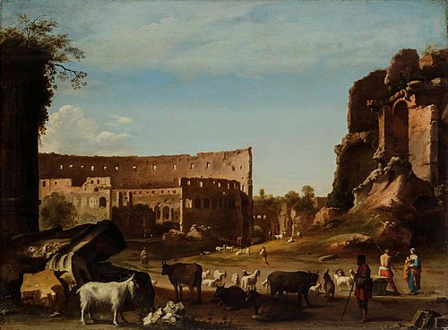 Roman Landscape, 1620, Cornelis van Poelenburgh