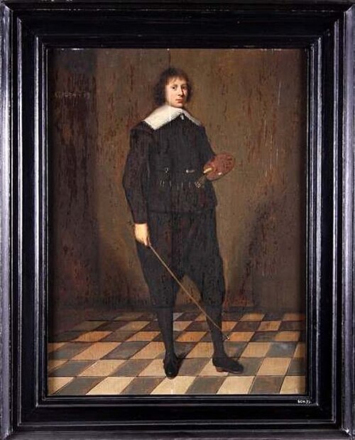 Self-portrait at full length, 1634, Jan de Stomme