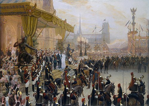 Ceremonial Reception of Nicholas II in Paris, 1896, Georges Becker