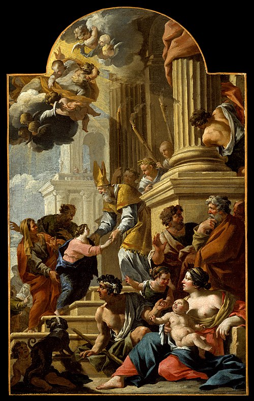 The Presentation of the Virgin in the Temple, 1639, Nicolas Chaperon