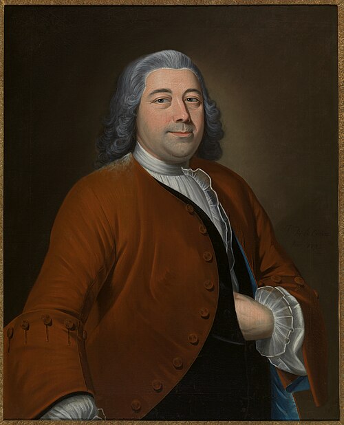 Portret van Cornelis Swanenburg (1699-1750), procureur en notaris te Gouda., 1742, Pieter Frederik de La Croix