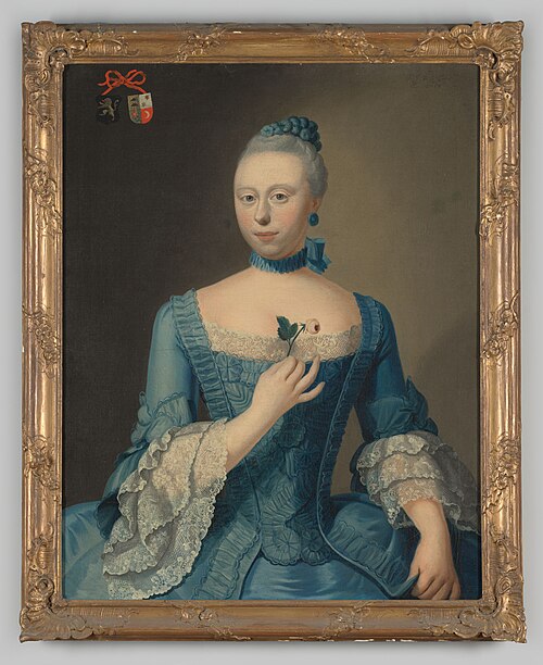 Portrait of Margaretha Berkhout, 1758, Pieter Frederik de La Croix