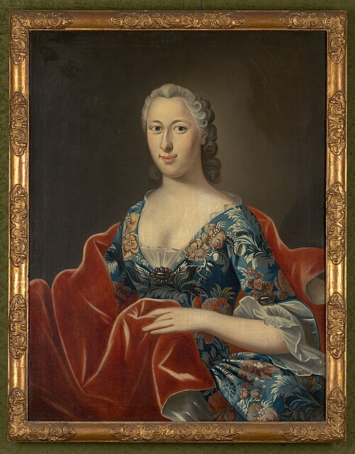 Portrait of Ida Wardenier, 1743, Pieter Frederik de La Croix