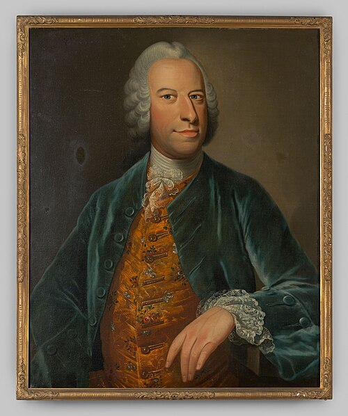 Portrait of Alexander Diederik des H.R. Rijksbaron van Spaen (1710-1764), 1762, Pieter Frederik de La Croix