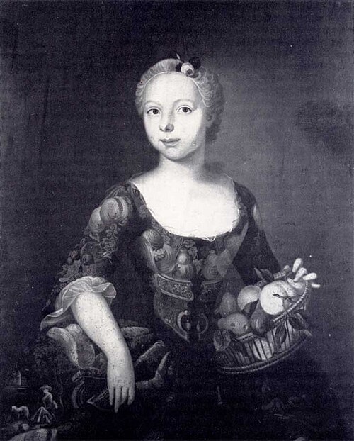 Hendrica Swanenburg (1732-1801), 1742, Pieter Frederik de La Croix