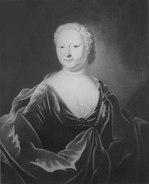 Portret van Isabella Sophie van der Muelen (1702-1788), echtgenote van Frans Verschoor, 1738, Pieter Frederik de La Croix